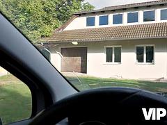 美女, フェラチオ, 浮気者, 彼女, ハードコア, アウトドア, ハメ撮り, 赤毛