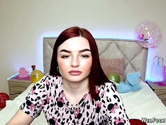 素人, 美女, 茶髪の, 衣服着たままセックス, 自家製, 赤毛, 一人, ウェブカメラ