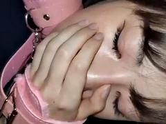 Enthousiasteling, Mooi, Pijpbeurt, Sperma, Sperma shot, Handbeurt, Japaans, Tieten likken