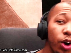 デカ尻, デカパイ, 黒人, フェラチオ, ズームショット, チン, ハードコア, 異人種間