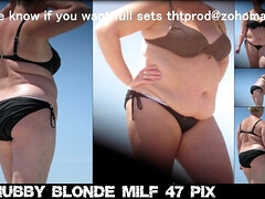 ぽっちゃり, デカパイ, 茶髪の, エロティック, デブ, お婆さん, 自家製, 淫乱熟女