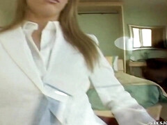 Tetas grandes, Negro, Rubia, Tetona, Lencería, Tetas naturales, Secretaria, Tetas