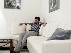 アメリカ人, 美女, ブロンド, 浮気者, 中出し, オーガズム, 馬乗り, 妻