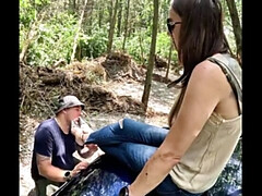 Amateur, Bondage, Domination, Pieds, Fétiche des pieds, Hd, De plein air, Esclave