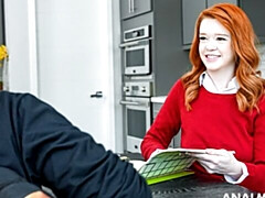 Анальный секс, Большая жопа, Большой член, Минет, Собачьи, Рыжие, Короткая стрижка, Тощие