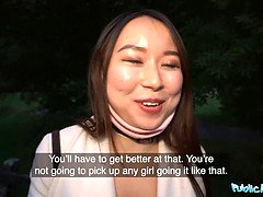 Asiatique, Grosse bite, Sucer une bite, Marrant, Hd, De plein air, Pov, Réalité