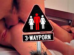 Amateur, Anal, Blonde, Brunette brune, Rondelette, Tir de sperme, Hard, Plan cul à trois