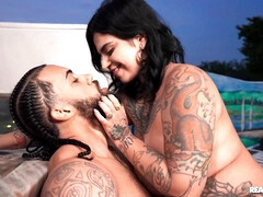 Miami Joyride part 2 - Outdoor Foursome Party with JMac, James Angel, Luna Luxe, Azzy Star