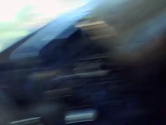 Teen sucks dick and gets fuck on the vehicles trunk