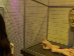 Leie, Bad, Fingern, Flashen, Freundin, Orgasmus, Im freien, Muschi