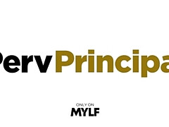 Big Ass MILF Miss Raquel Fucks Her Son's Principal to Keep Him in School - POV Blowjob & Rough Doggy Style