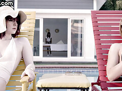 アナル, お尻, フェラチオ, イマラチオ, 目瞪口呆, シーメール, ティーン, 三人