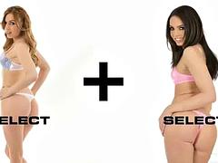 Lieveling, Grote mammen, Blond, Bruinharig, Lesbisch, Likken, Tieten likken, Speelgoed