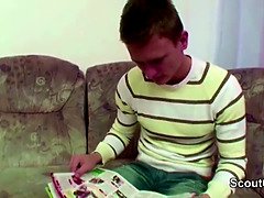 美人, 茶髪の, 自家製, オナニー, 母, 義母, フェラする, ヴァージン