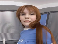 Hd, Masturbatie, Gezichtspunt, Realiteit, Roodharige vrouw, Geschoren, Alleen, Tieten likken