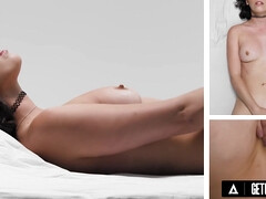 Braunhaarige, Kitzler, Masturbation, Natürlichen titten, Orgasmus, Muschi, Solo, Titten
