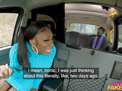 Ebony Mystique in Female Fake Taxi