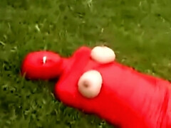 お尻, 緊縛, フェラチオ, 巨乳な, カワイイ, フェティッシュ, オーガズム, 三人