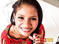 Grosse bite, Sucer une bite, Couple, Tir de sperme, Hd, Fait maison, Fille latino, Avaler
