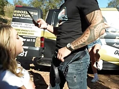 Enthousiasteling, Blond, Sperma in mond, Extreem, Frans, Hardcore, Hd, Slet