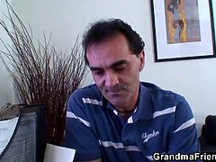 Abuelita, Hd, Ama de casa, Maduro, Oficina, Embarazada, Realidad, Trio