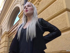 Blonde, Collège université, Tir de sperme, Allemand, Hard, Hd, Adolescente, Nénés