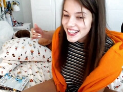 Amateur, Nana, Gros cul, Gros seins, Brunette brune, Solo, Gicler, Webcam