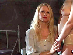 Lesbian sub trussed And cropped On Her Bare Ass