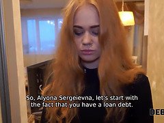 Pijpbeurt, Diep in de keel, Hardcore, Hd, Huisgemaakt, Geld, Roodharige vrouw, Tiener