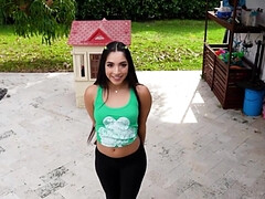 18 años, Mamada, Morena, Polla, Pequeña, Pov, Adolescente, Tetas