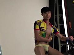 Asiatisch, Spermaladung, Schwul, Handjob, Masturbation, Solo