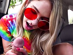 Blonde, Tir de sperme, Doigter, Masturbation, Piercing, Pov, Chevaucher, Rasée