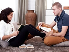 Culo, Verga grande, Mamada, Morena, Estilo perrito, Tetas naturales, Cabello corto, Tetas