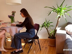 素人, お尻, レズビアン, なめる, オマンコ, ティーン