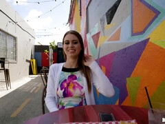 アメリカ人, 美女, 浴室, フェラチオ, 茶髪の, 手コキする, お金, オッパイの