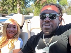 Grote kont, Grote lul, Bedriegen, Zwart, Vriendin, Buiten, Gezichtspunt, Tiener