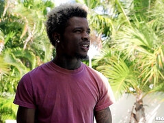 デカ尻, デカチン, デカパイ, 黒人, フェラチオ, チン, 開帳, 異人種間