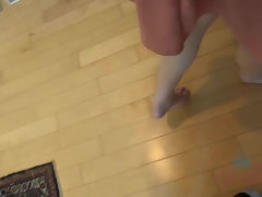 ブロンド, フェラチオ, 中出し, 足コキ, 彼女, 手コキする, オーガズム, ハメ撮り