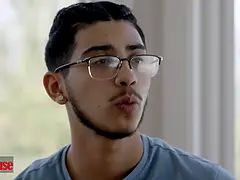 Dog building - ass fucking liking tutor gets her ass spread by a fat younger cock On The Couch