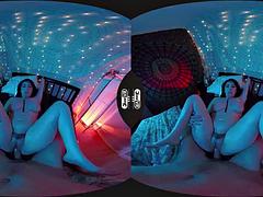 3d, 素人, ぽっちゃり, デカパイ, フェラチオ, 現実, サウナ, オッパイの