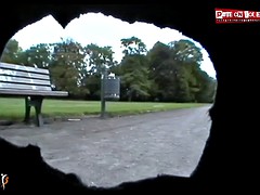 Enthousiasteling, Duits, Interraciaal, Onder de rok, Bekijker