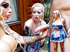 Большие сиськи, Минет, Куколка, Две девушки, Хд, Писсинг, Бритые, Втроем