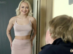 Pijpbeurt, Sperma in mond, Sperma shot, Handbeurt, Tiener, Tieten likken