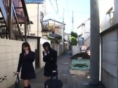Asiatique, Collège université, Japonaise, Réalité, Adolescente, Uniforme