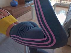 Amateur, Verga grande, Tetas grandes, Mamada, Amarrada, Corrida, Gimnasio, Tetas