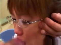 アジア人, フェラチオ, ぶっかけ, イく瞬間, 顔射, 日本人