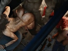 3d, アナル, デカチン, ハードコア