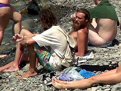 Strand, Compilatie, Buiten, Openbaar, Realiteit, Softcore pornografie, Tiener, Bekijker