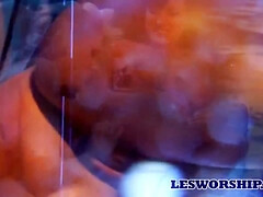 デカパイ, フェラチオ, 古典, 中出し, 女, 指いじり, レズビアン, オーガズム