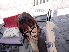 アナル, 美女, 黒人, フェラチオ, チン, 異人種間